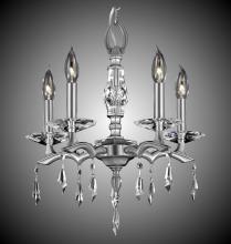 American Brass & Crystal CH5502-G-32G-36G-ST - Five Light Chandelier